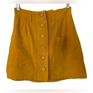 Hesperus Button Down Mini Skirt.